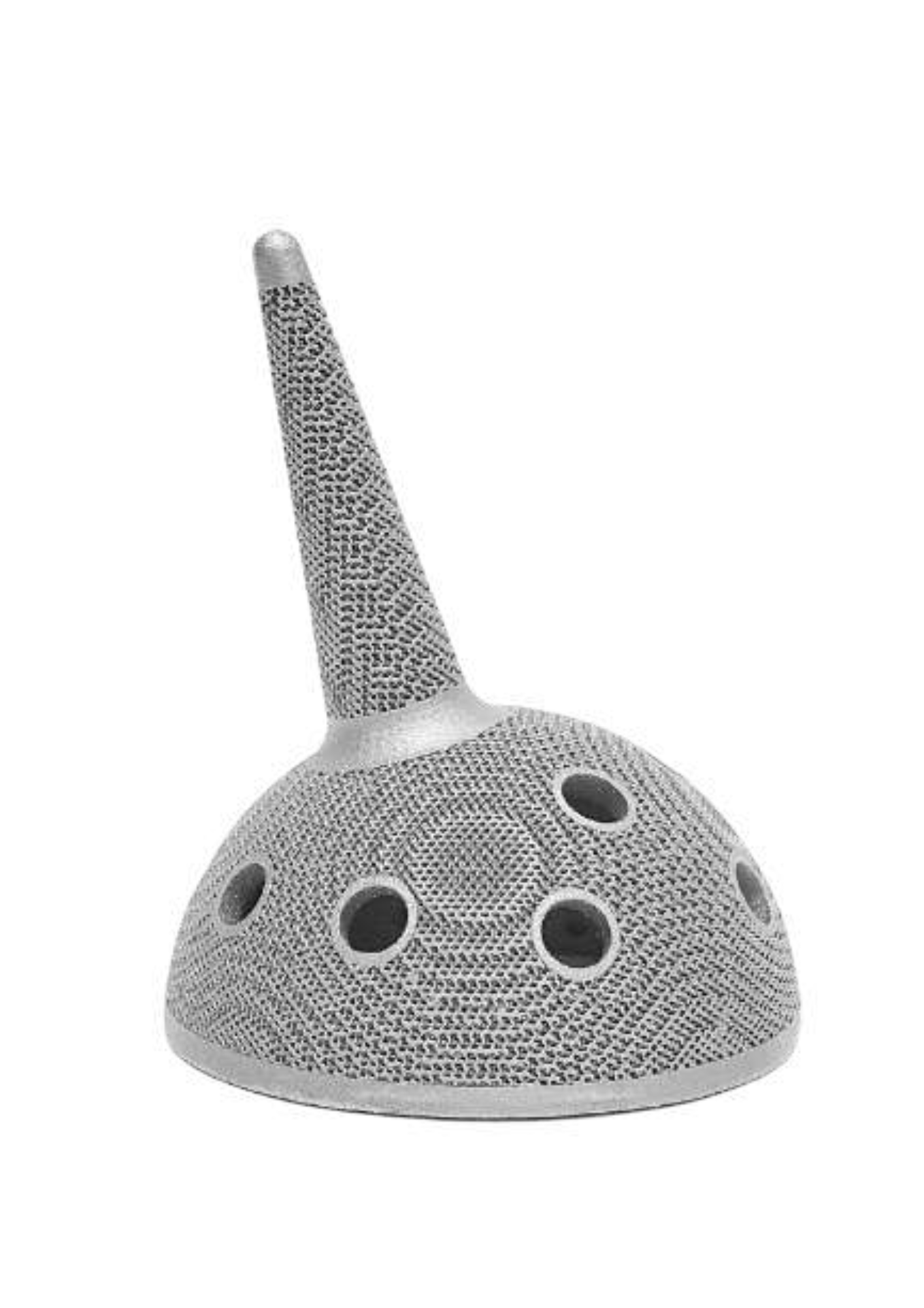 Lattice Structured Taper Conned Acetabular Cup