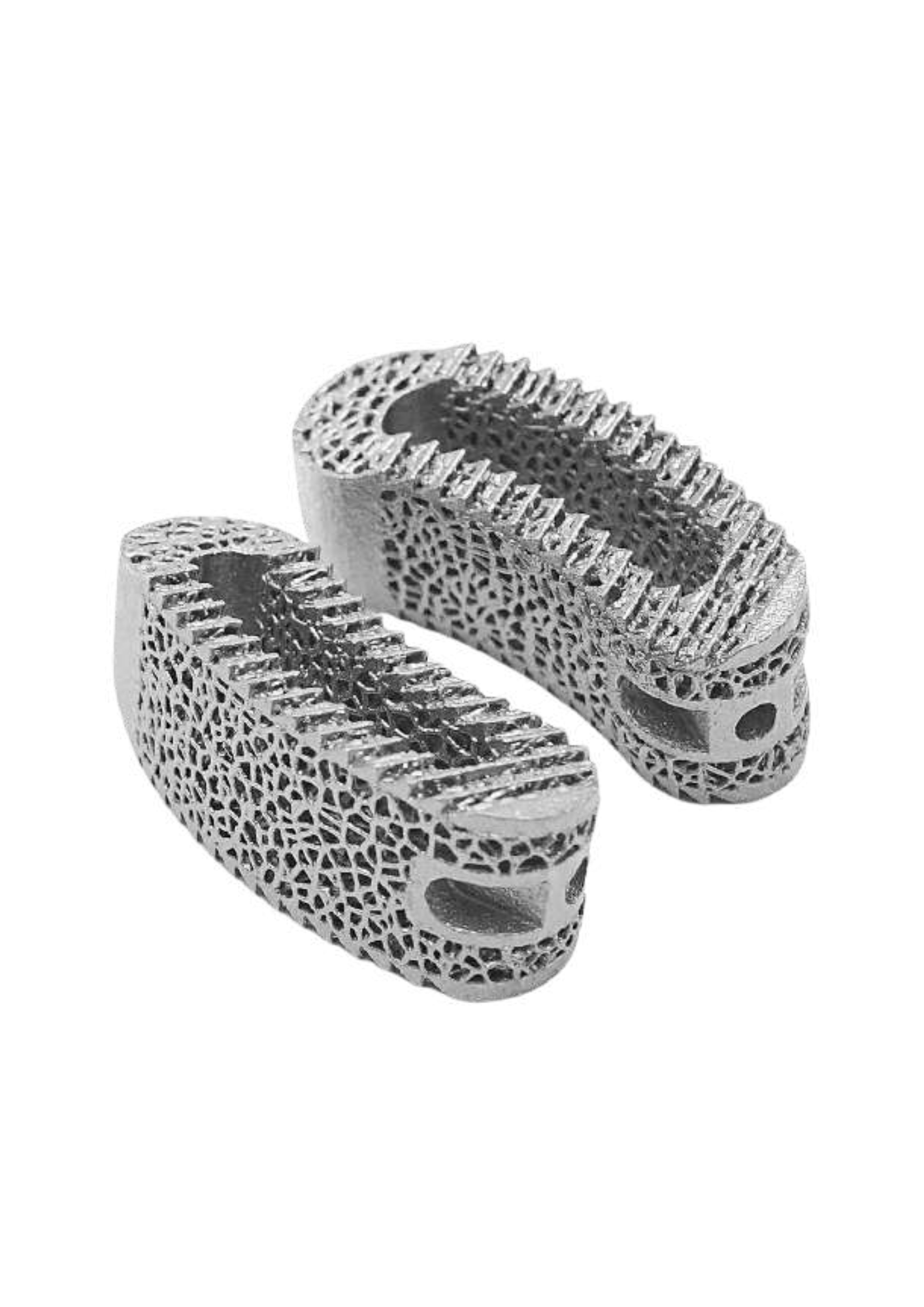 Solid Teeth Integrated Porous TLIF Spinal Fusion Cage
